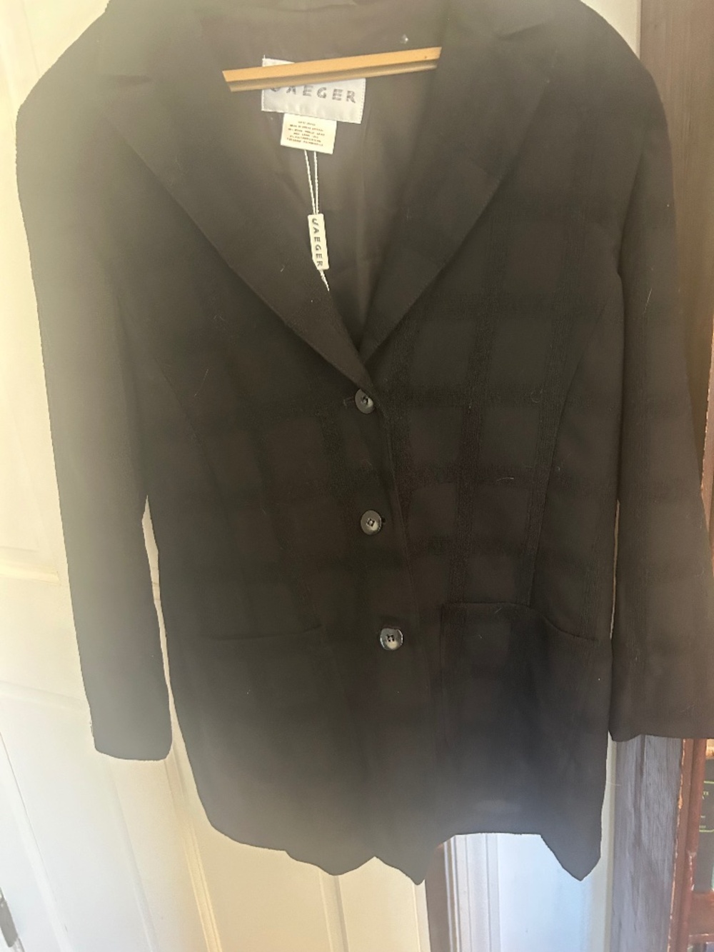 Jaeger Wool Jacket Great Britain Vintage Never worn Size 10 US